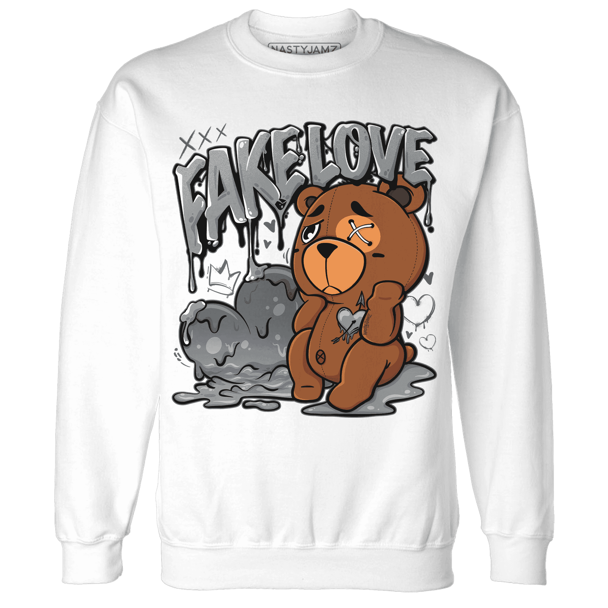 Paris Olympicsss 4s Sweatshirt Match Fake Love BER - NastyJamz