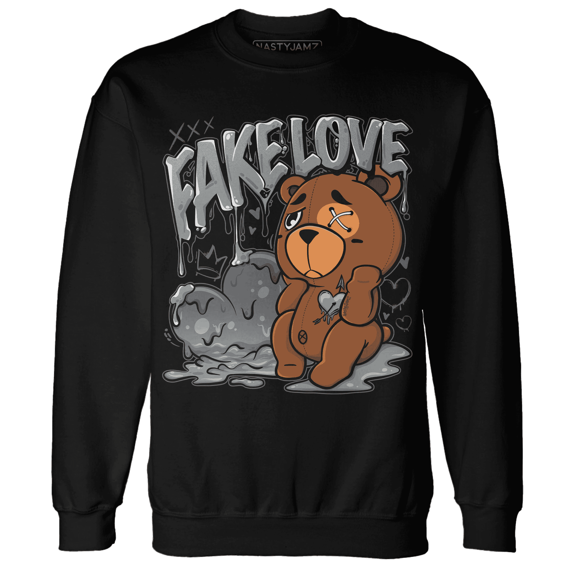 Paris Olympicsss 4s Sweatshirt Match Fake Love BER - NastyJamz