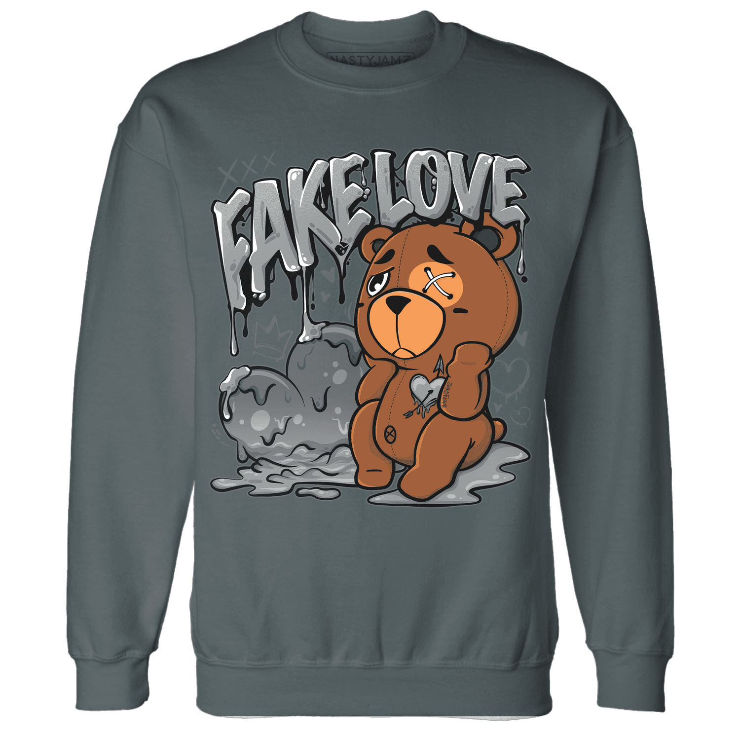 Paris Olympicsss 4s Sweatshirt Match Fake Love BER - NastyJamz