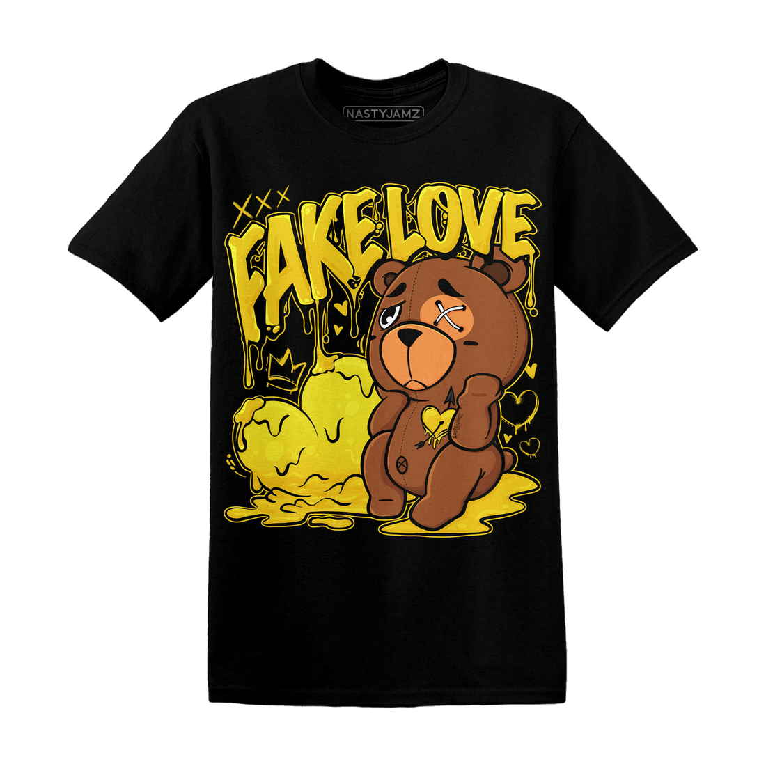 Vivid Sulfur 4s T Shirt Match Fake Love BER - NastyJamz