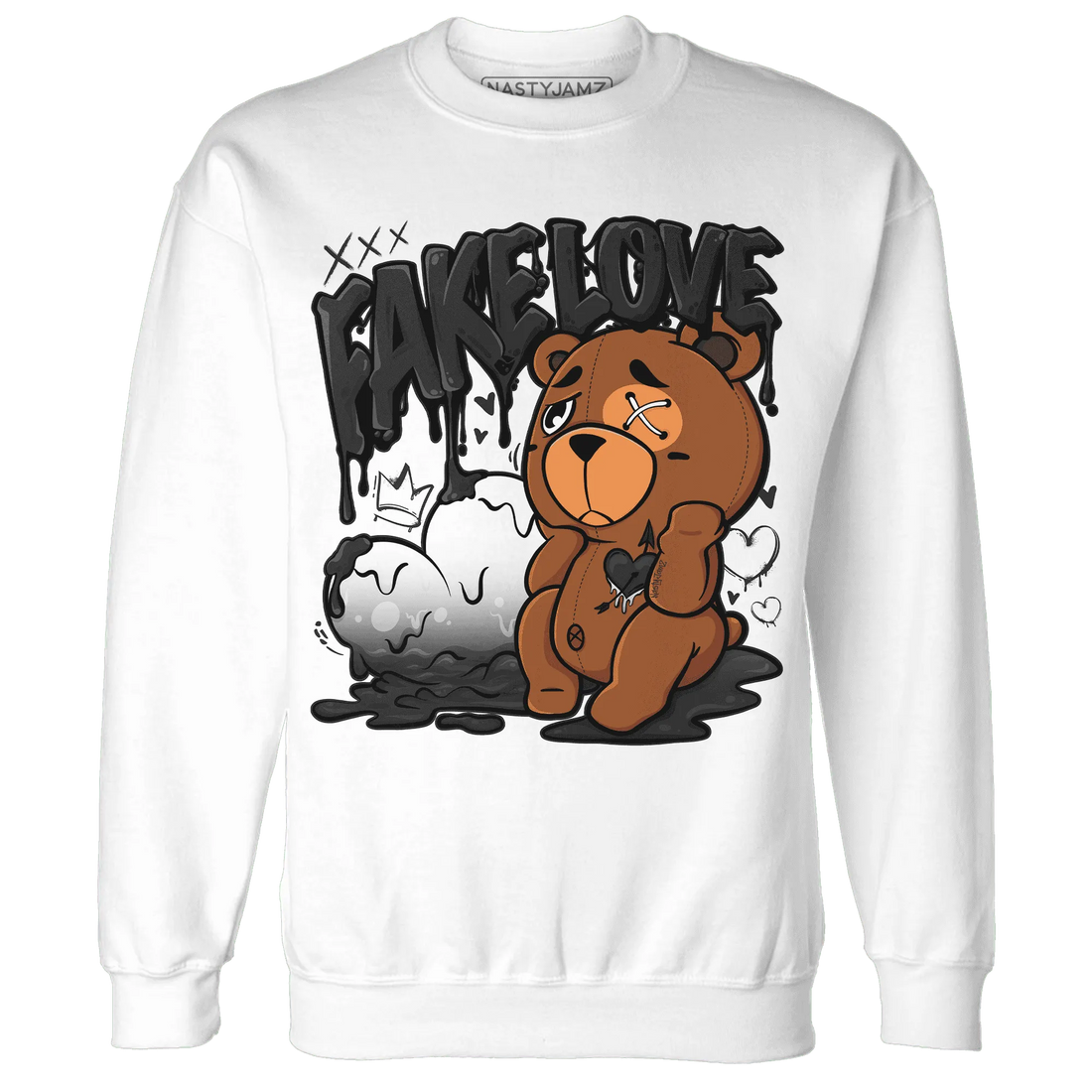 White-Thunder-4s-Sweatshirt-Match-Fake-Love-BER