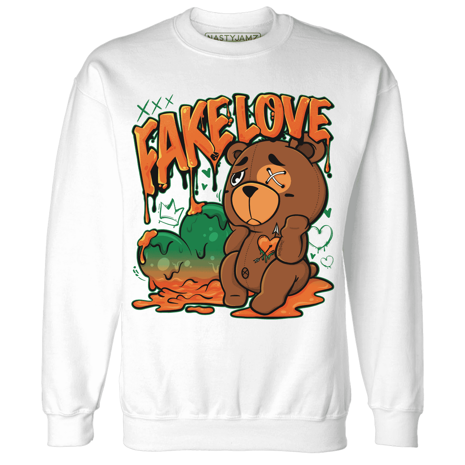 MAM Hurricanes 5s Sweatshirt Match Fake Love BER - NastyJamz