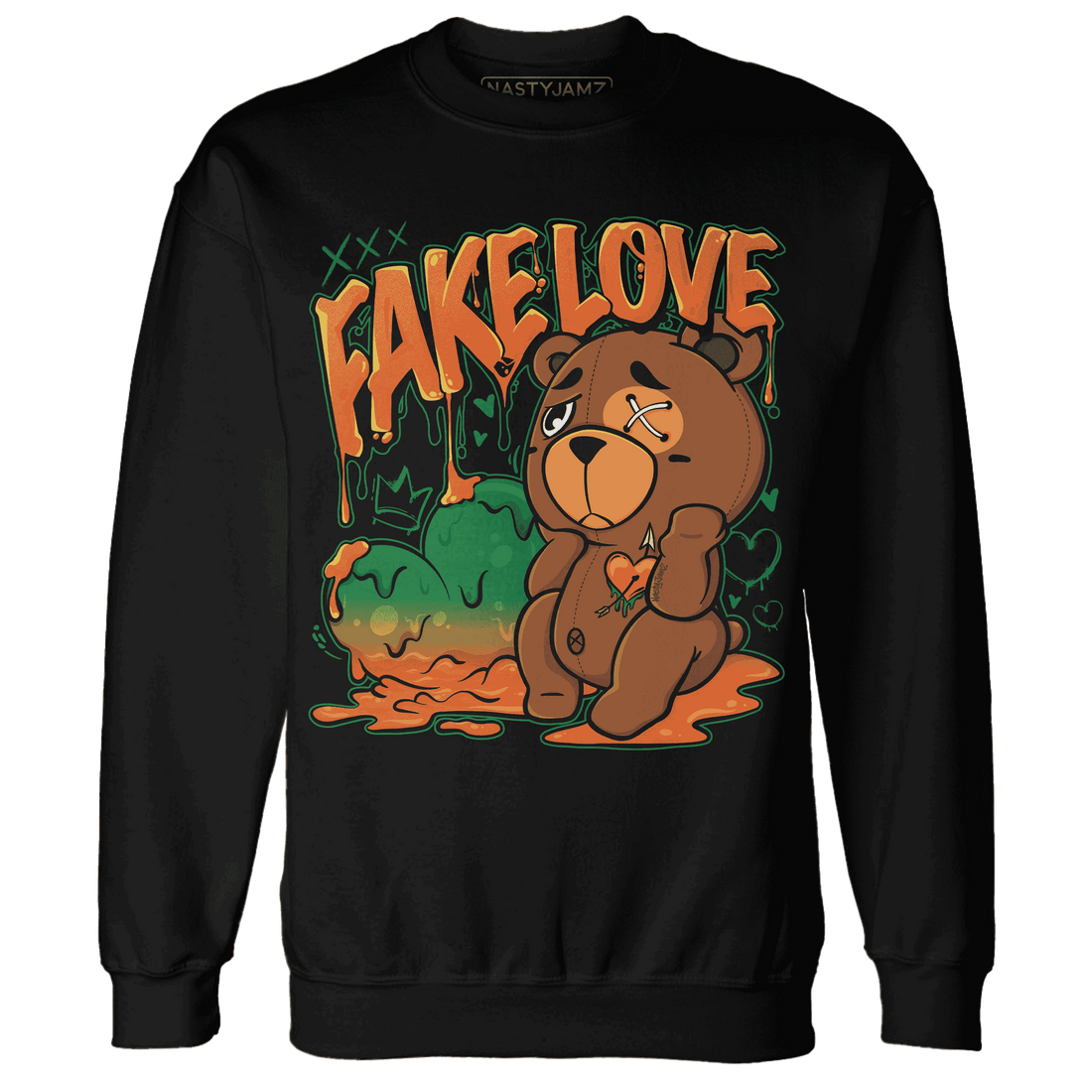 MAM Hurricanes 5s Sweatshirt Match Fake Love BER - NastyJamz