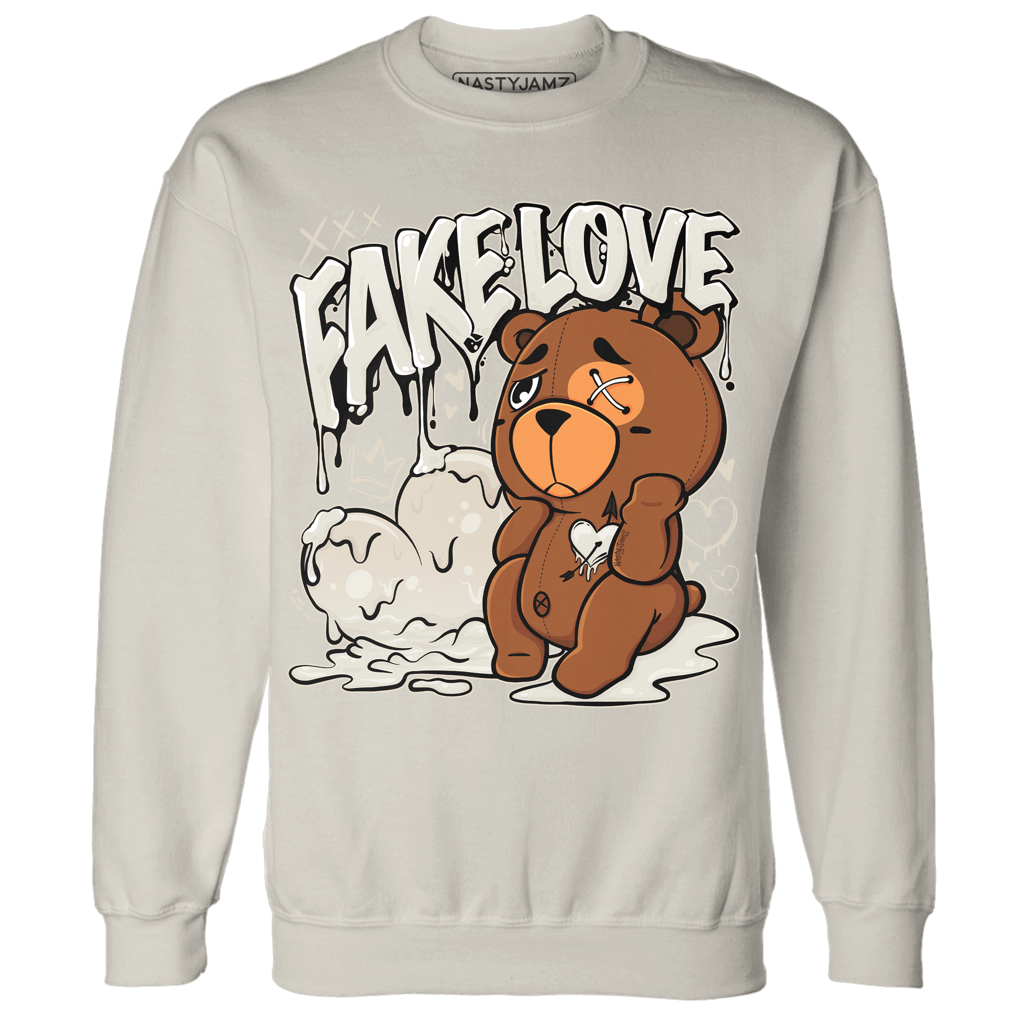 SE Sail 5s Sweatshirt Match Fake Love BER - NastyJamz