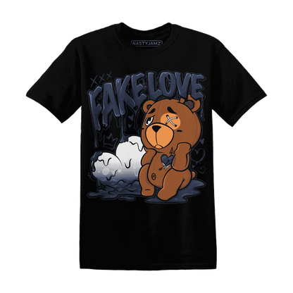 White-Navy-6s-T-Shirt-Match-Fake-Love-BER