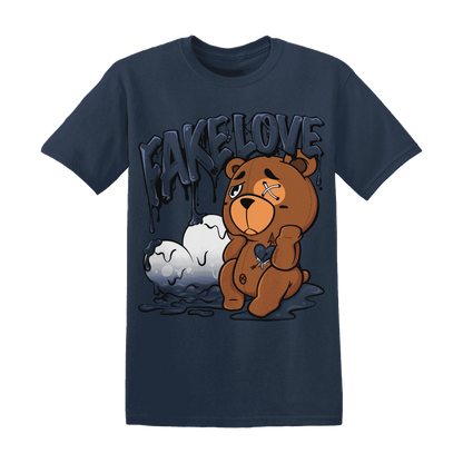 White-Navy-6s-T-Shirt-Match-Fake-Love-BER