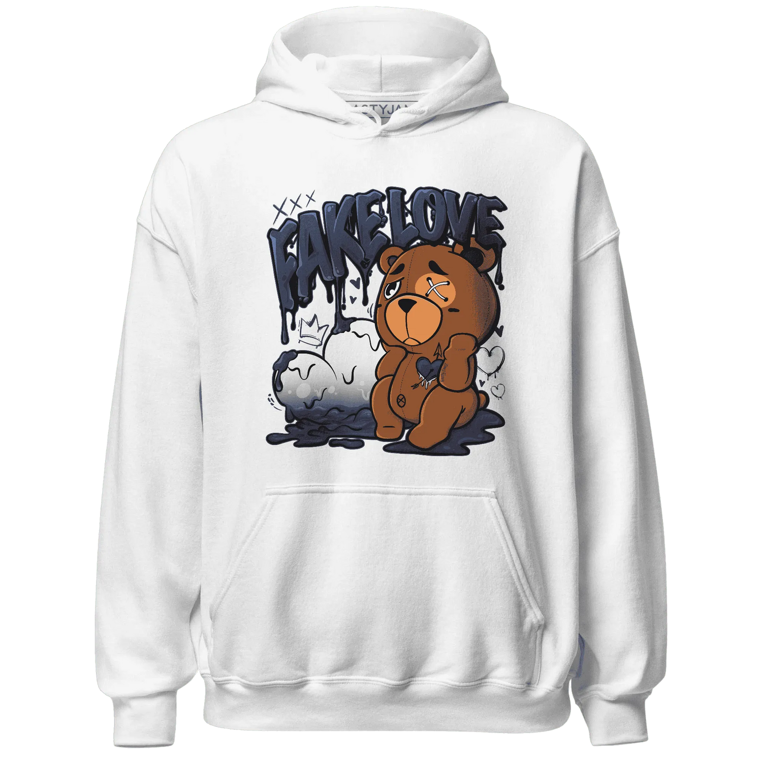 White-Navy-6s-Hoodie-Match-Fake-Love-BER
