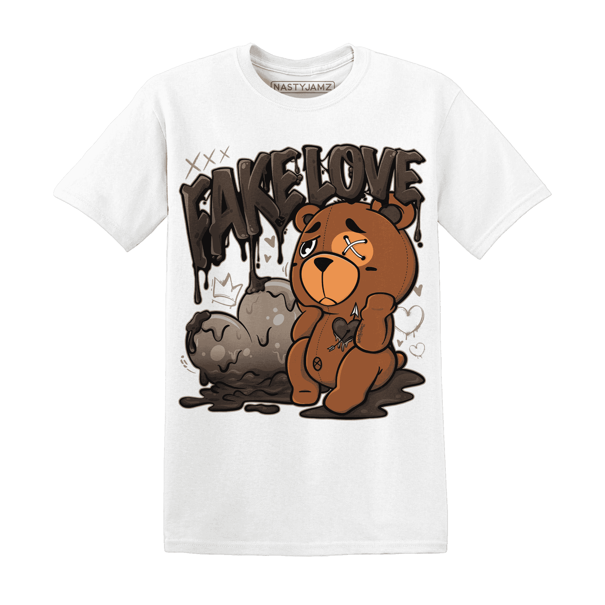 Dunk Low Baroque Brown T Shirt Match Fake Love BER - NastyJamz
