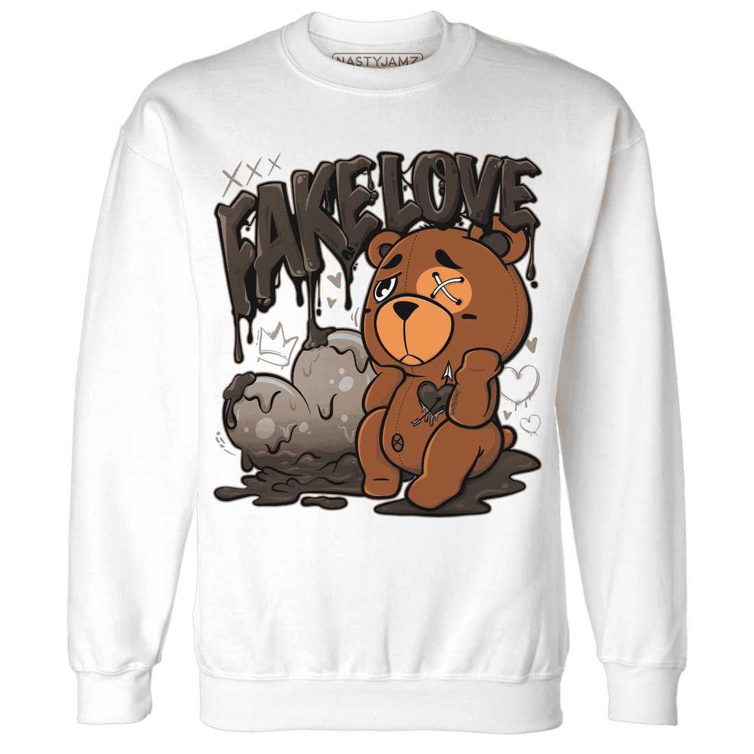 Dunk Low Baroque Brown Sweatshirt Match Fake Love BER - NastyJamz