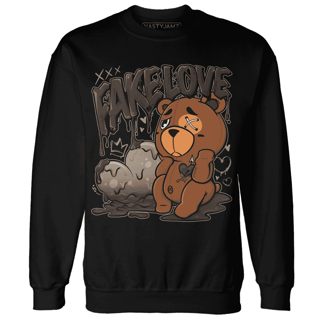 Dunk Low Baroque Brown Sweatshirt Match Fake Love BER - NastyJamz
