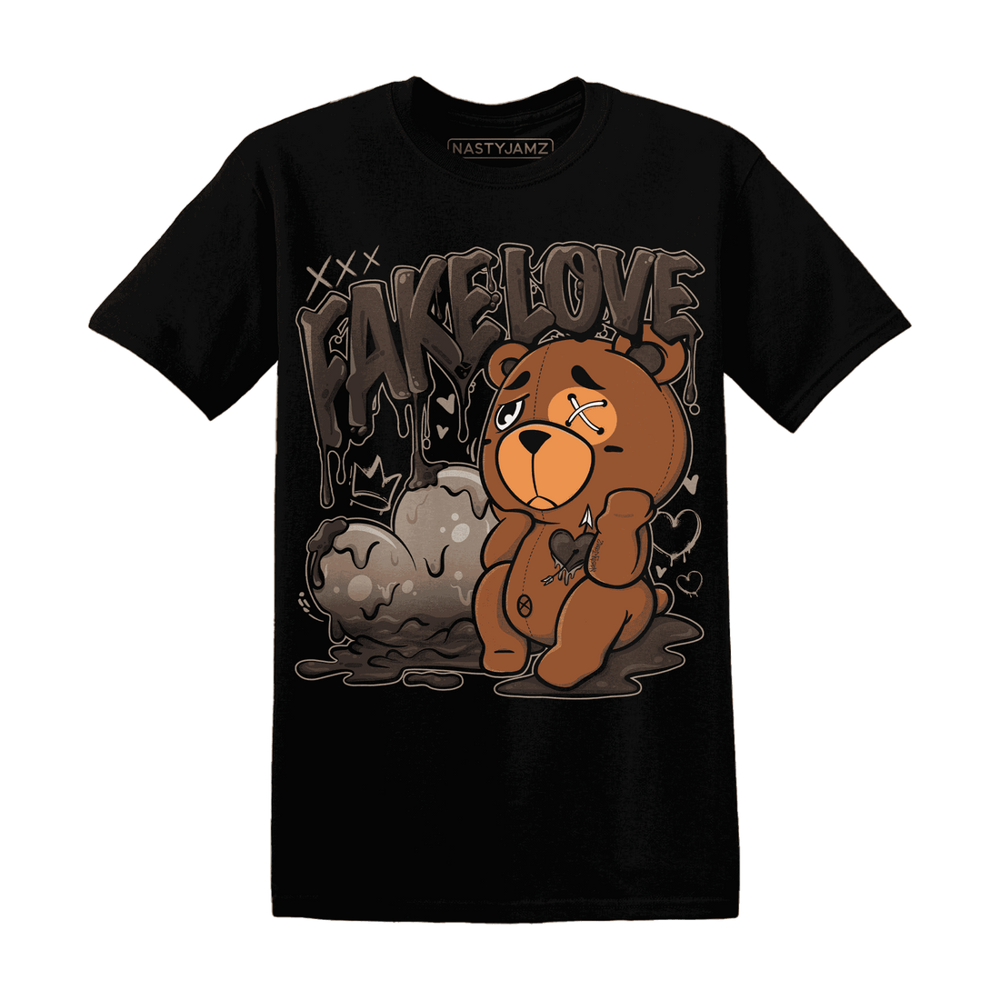Dunk Low Baroque Brown T Shirt Match Fake Love BER - NastyJamz
