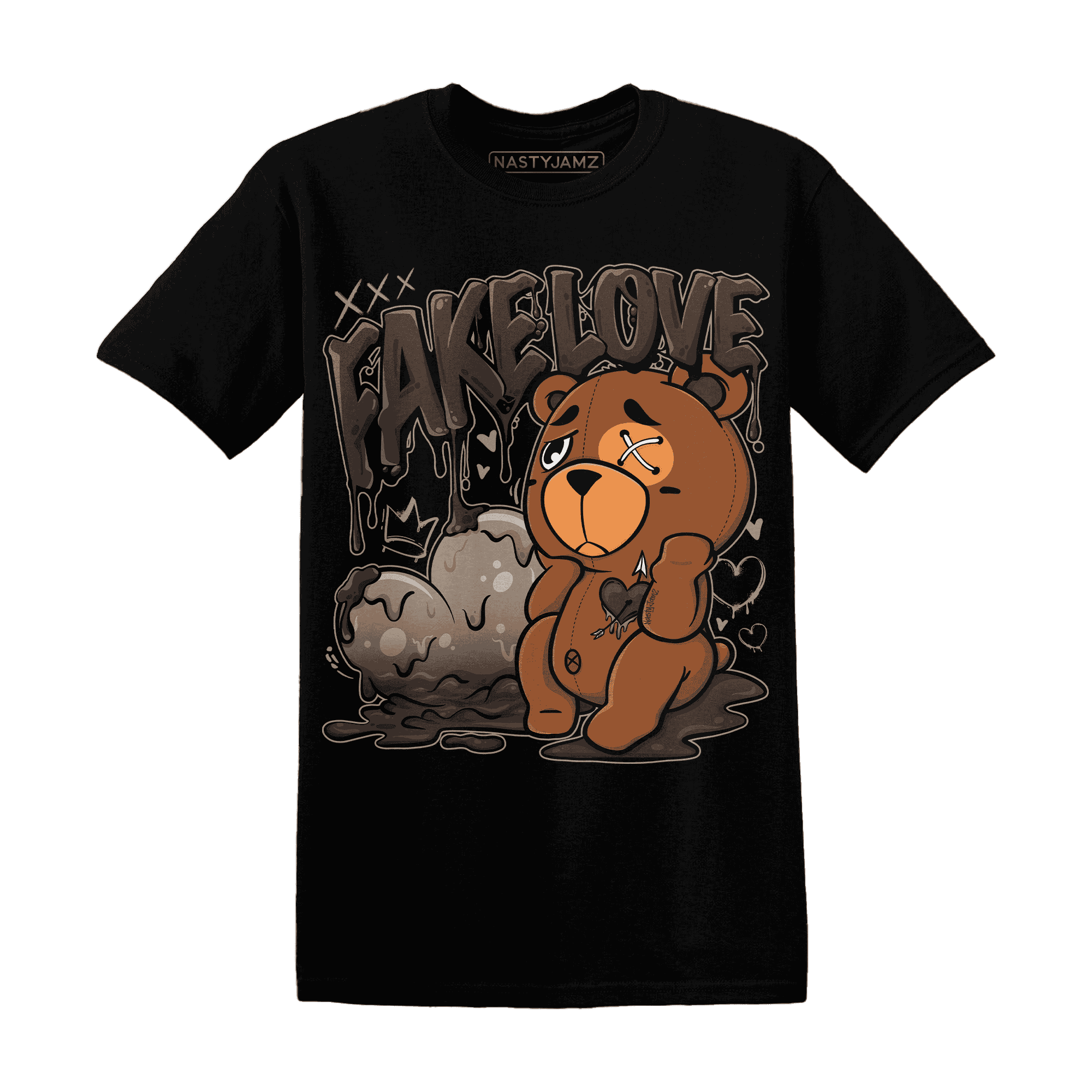 Dunk Low Baroque Brown T Shirt Match Fake Love BER - NastyJamz