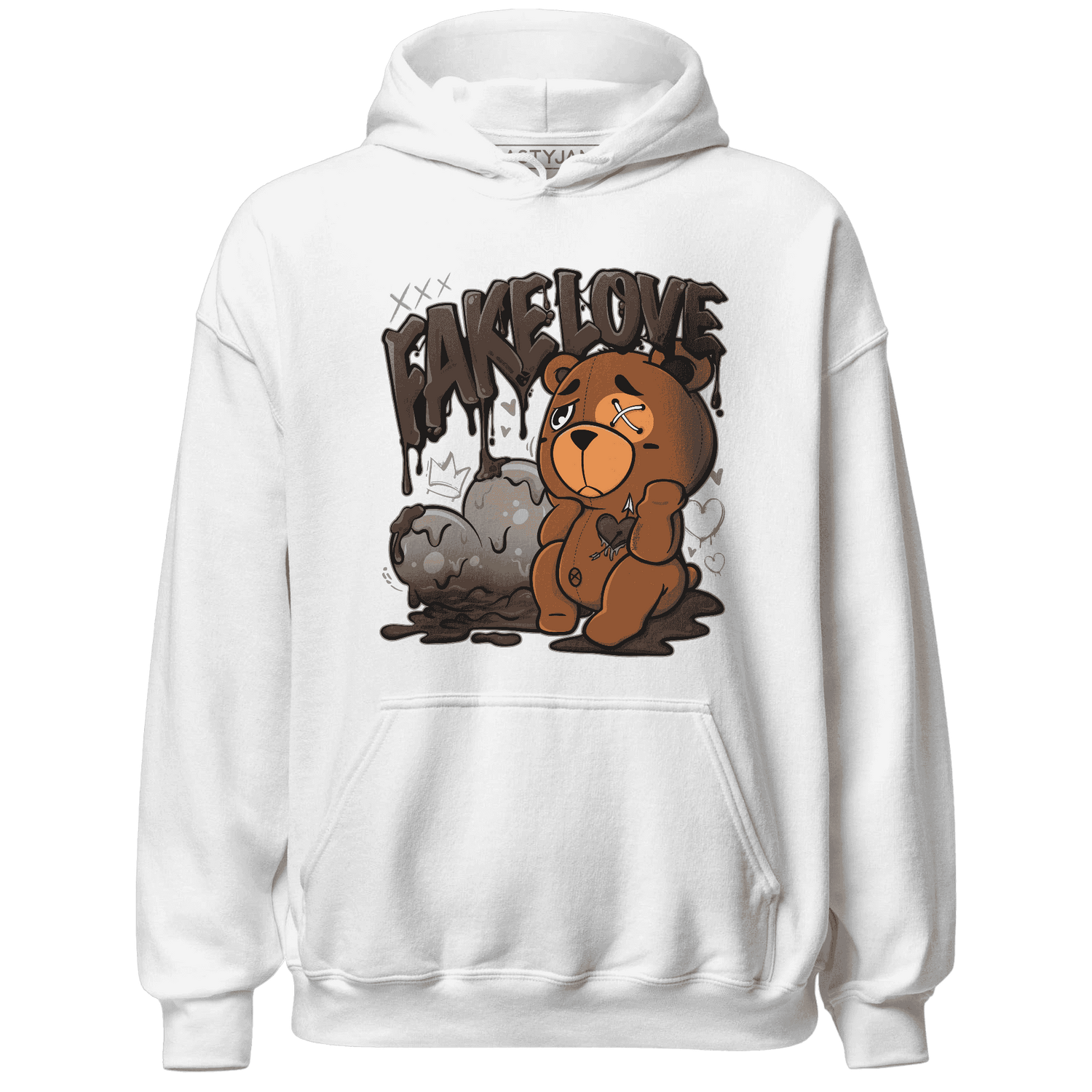 Dunk Low Baroque Brown Hoodie Match Fake Love BER - NastyJamz