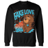 Dunk Low Dolphins Sweatshirt Match Fake Love BER - NastyJamz