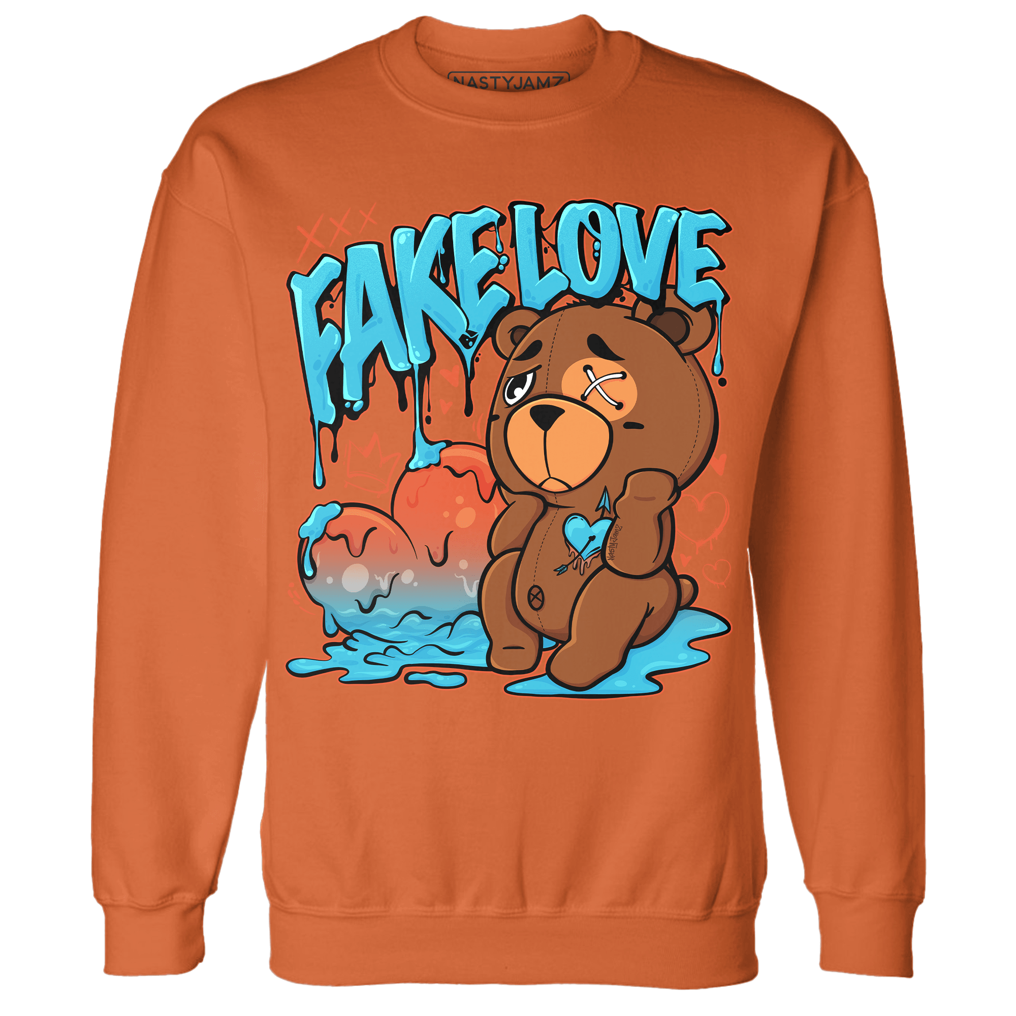 Dunk Low Dolphins Sweatshirt Match Fake Love BER - NastyJamz