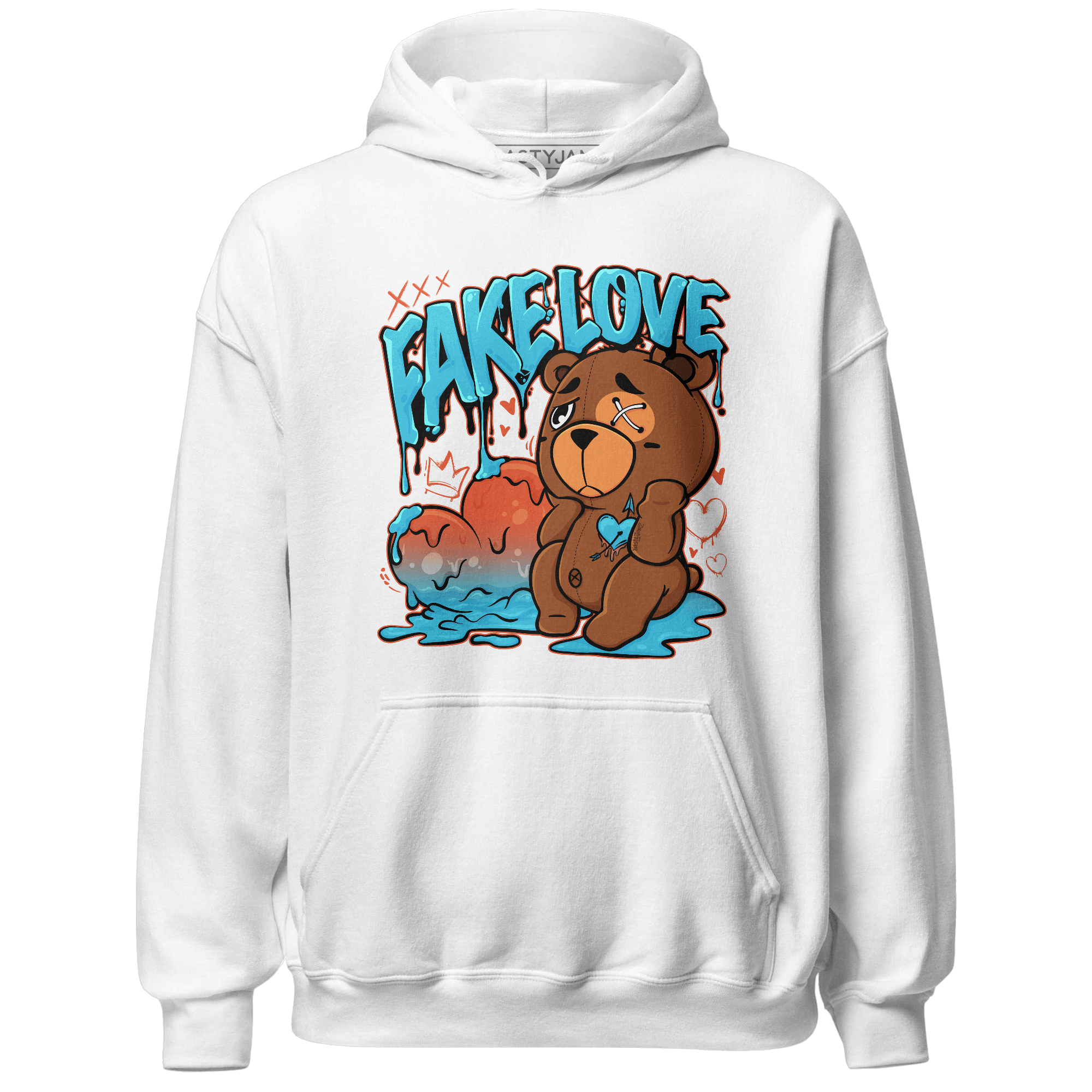 Dunk Low Dolphins Hoodie Match Fake Love BER - NastyJamz