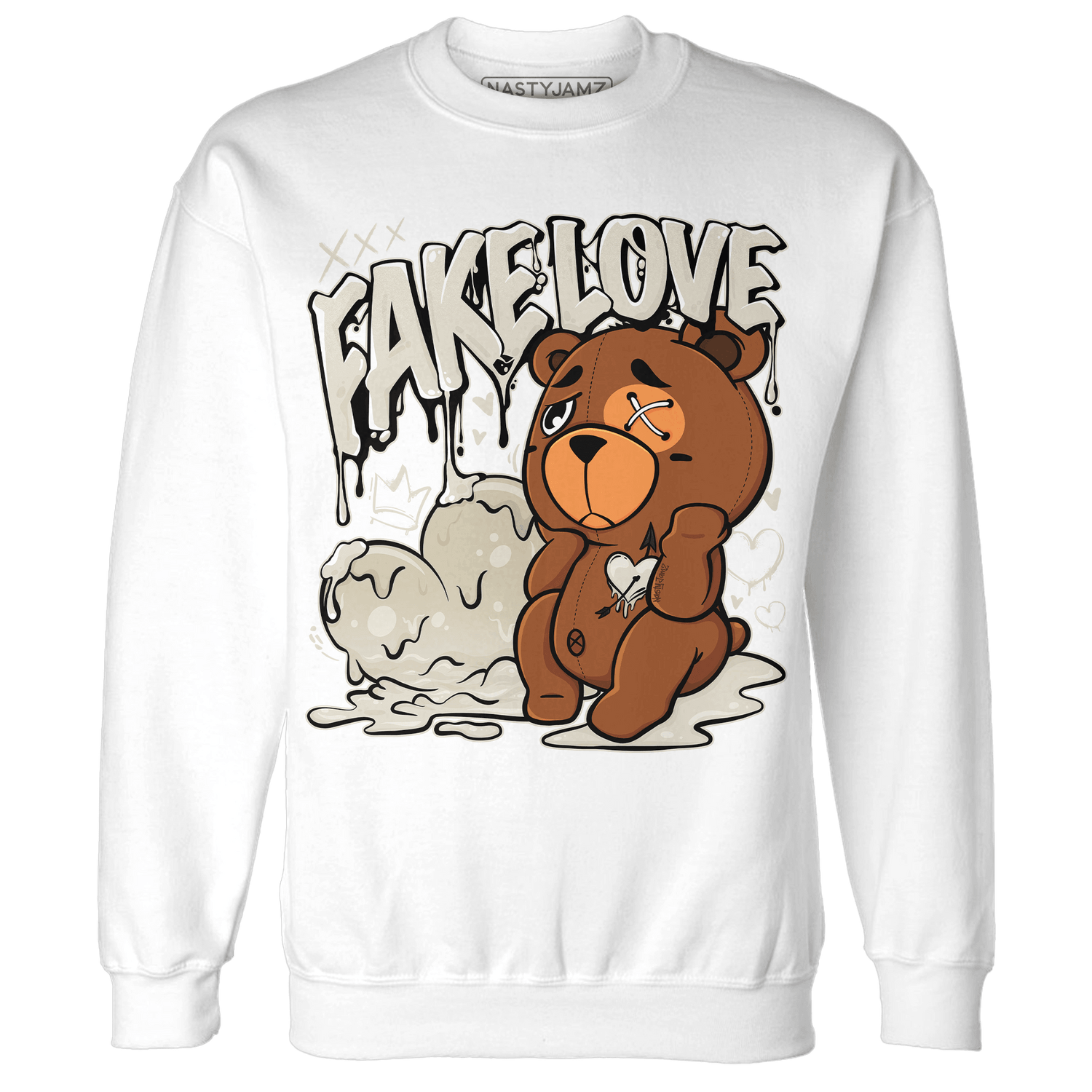 Gratitude 11s Sweatshirt Match Fake Love BER - NastyJamz