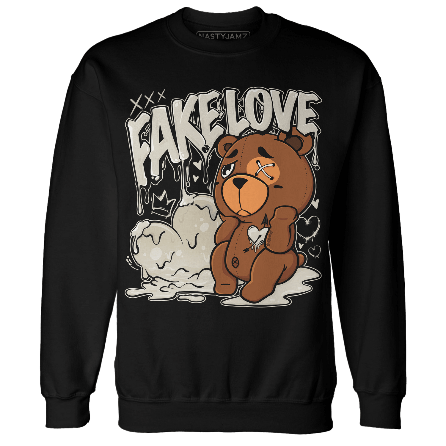 Gratitude 11s Sweatshirt Match Fake Love BER - NastyJamz