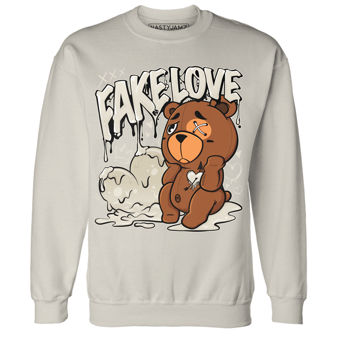 Gratitude 11s Sweatshirt Match Fake Love BER - NastyJamz