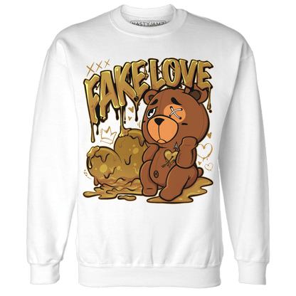 Wheat 13s Sweatshirt Match Fake Love BER - NastyJamz