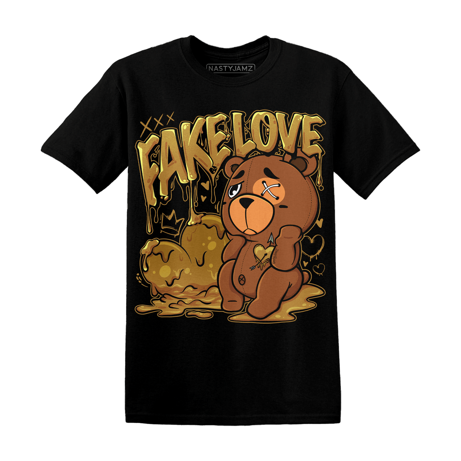 Wheat 13s T Shirt Match Fake Love BER - NastyJamz