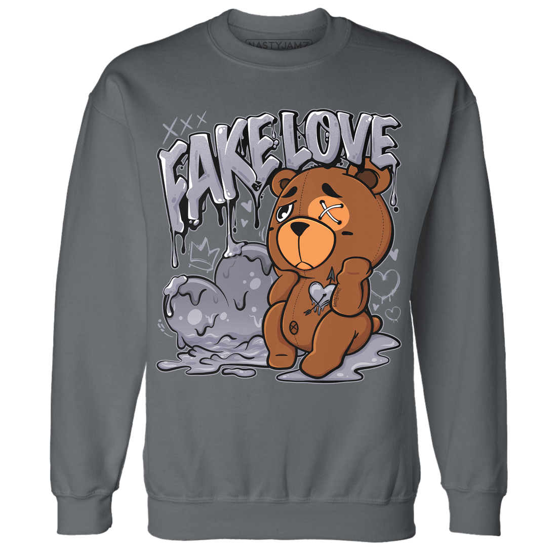 Stealth 14s Sweatshirt Match Fake Love BER - NastyJamz