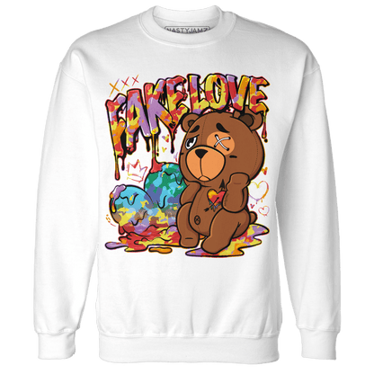 Mid GS Six Championships 1s Sweatshirt Match Fake Love BER - NastyJamz