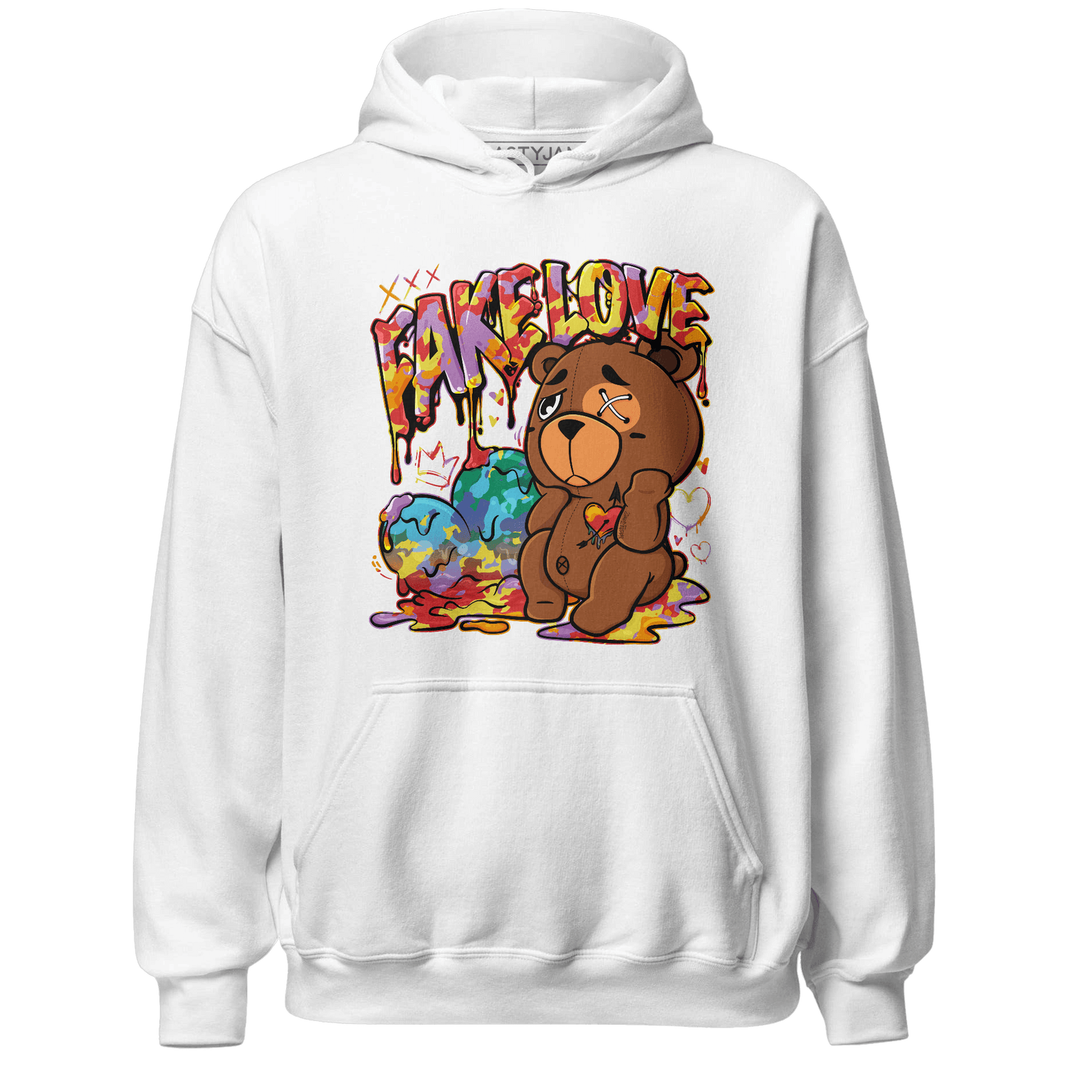Mid GS Six Championships 1s Hoodie Match Fake Love BER - NastyJamz