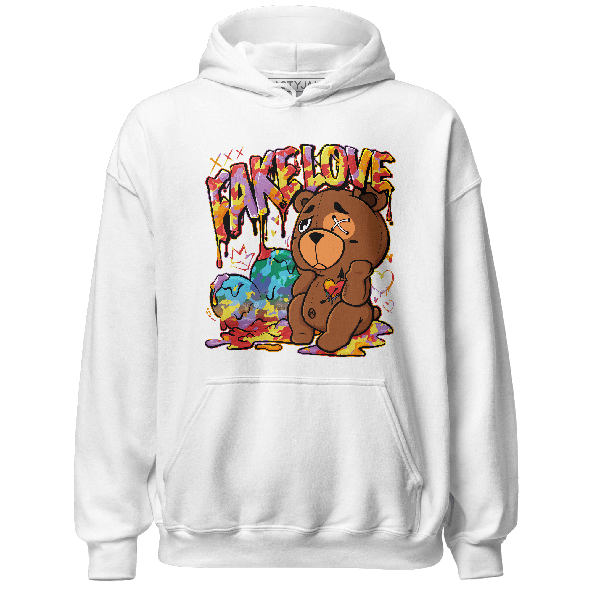 Mid GS Six Championships 1s Hoodie Match Fake Love BER - NastyJamz