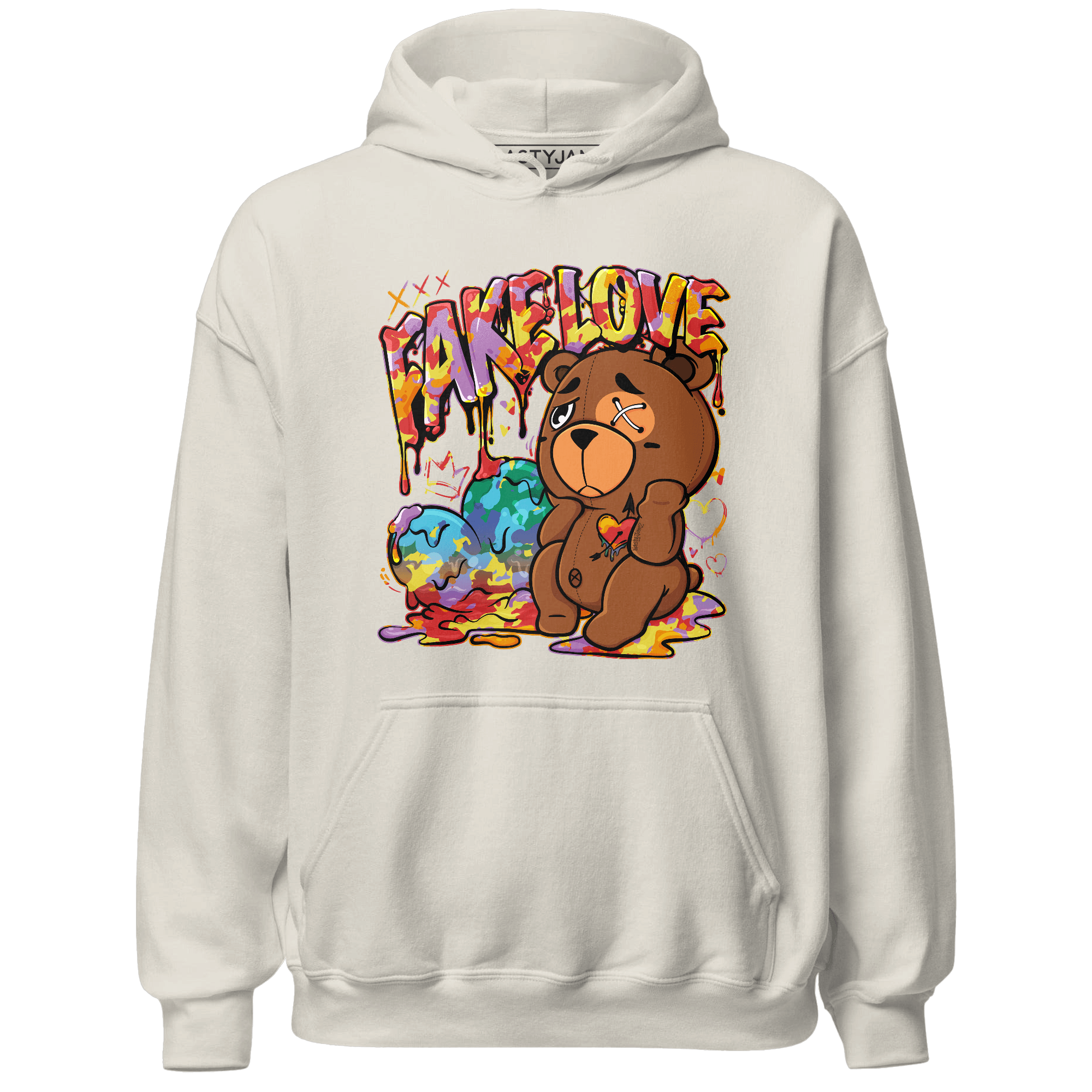 Mid GS Six Championships 1s Hoodie Match Fake Love BER - NastyJamz