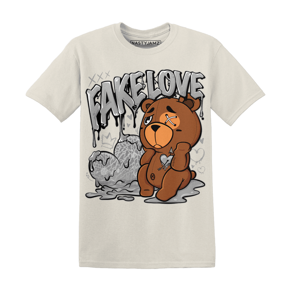 Craft Ivory 3s T Shirt Match Fake Love BER - NastyJamz