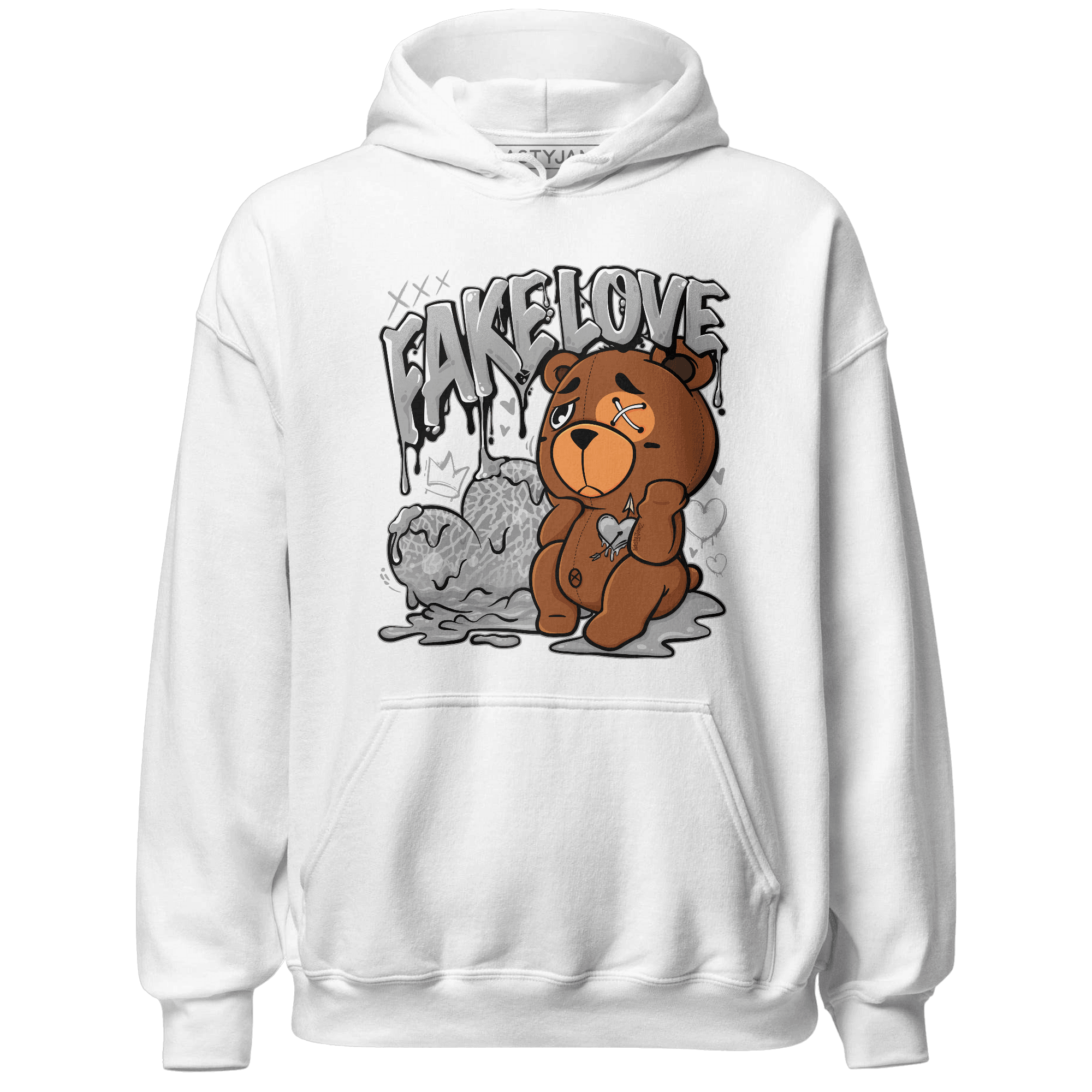 Craft Ivory 3s Hoodie Match Fake Love BER - NastyJamz