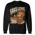 Palomino 3s Sweatshirt Match Fake Love BER - NastyJamz