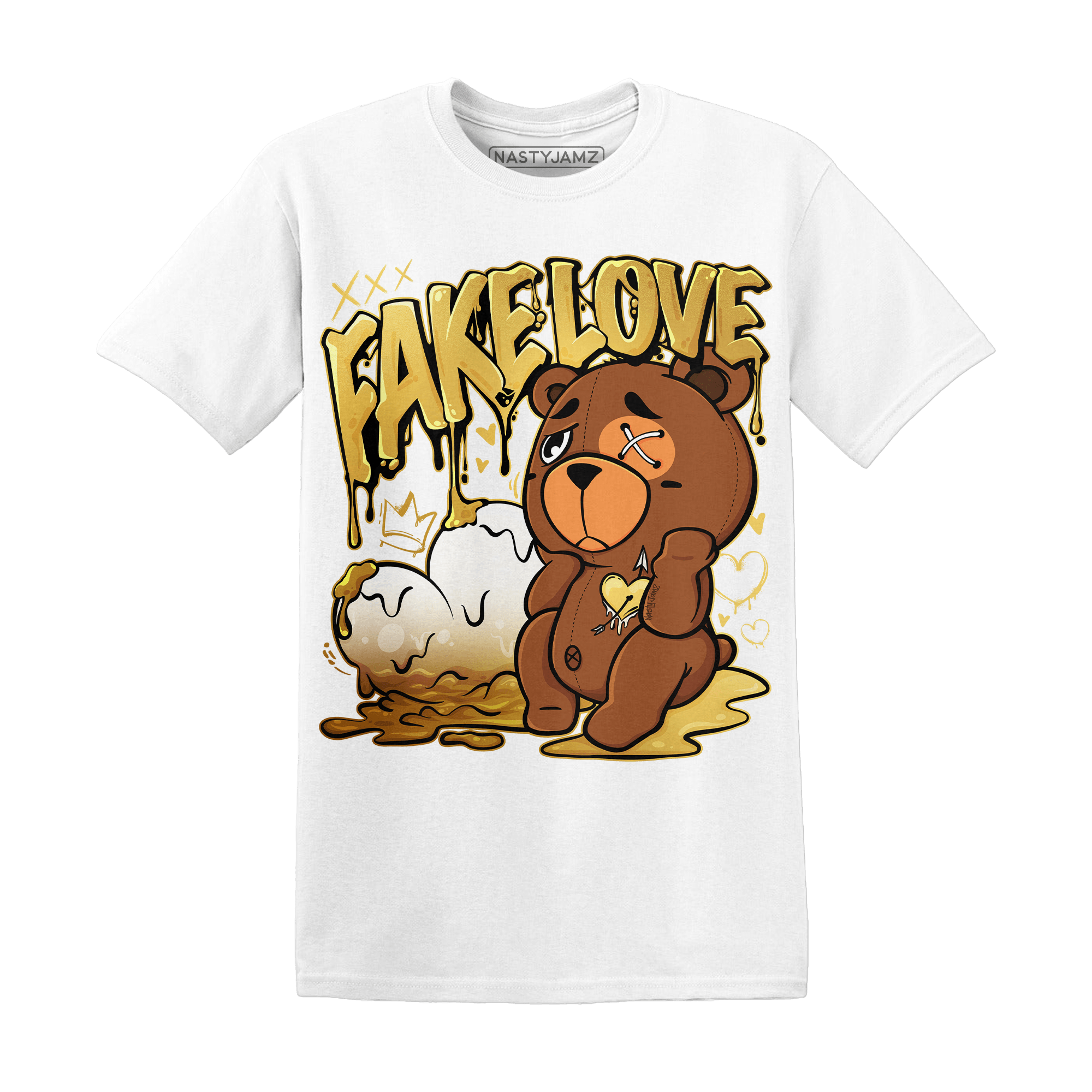 Sail 4s T Shirt Match Fake Love BER - NastyJamz