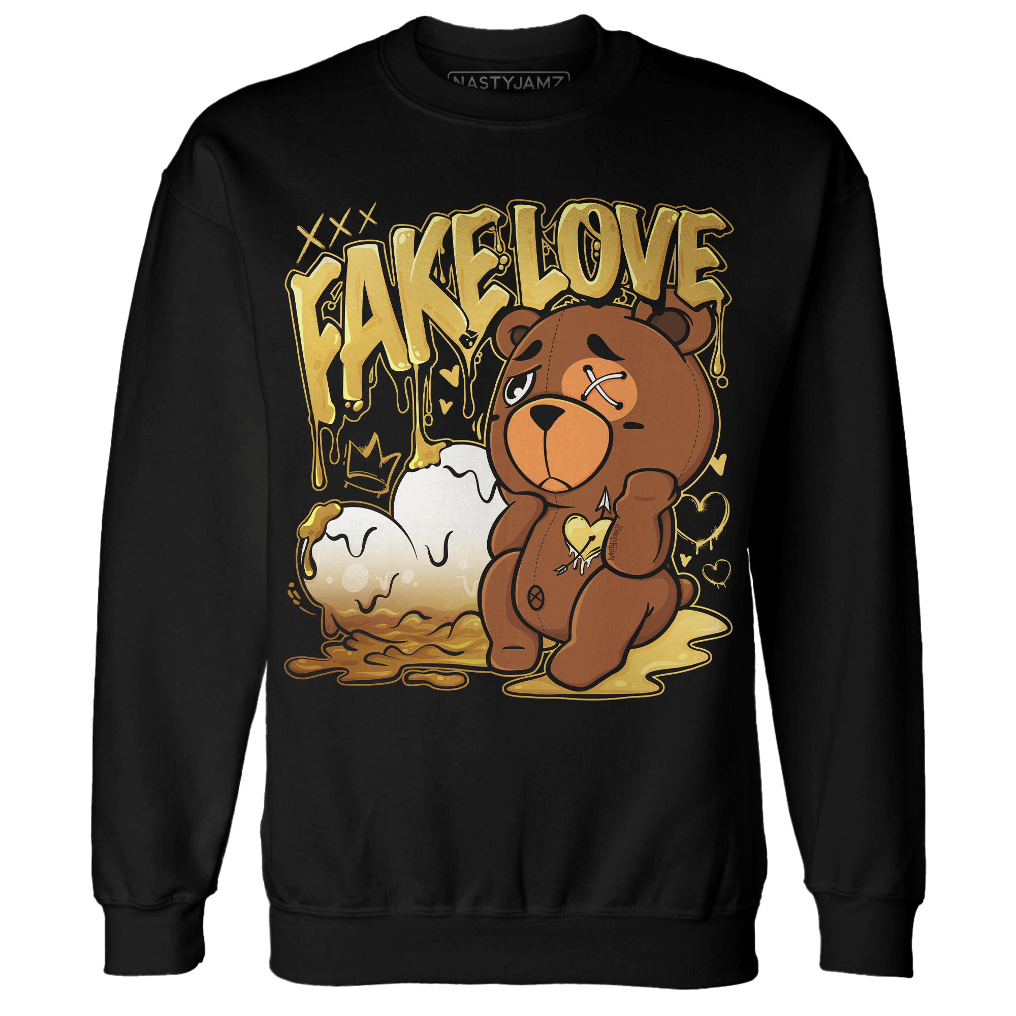 Sail 4s Sweatshirt Match Fake Love BER - NastyJamz