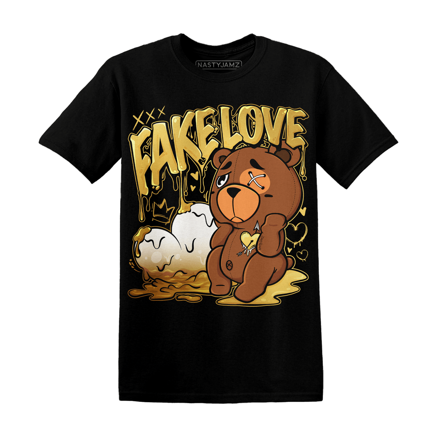 Sail 4s T Shirt Match Fake Love BER - NastyJamz