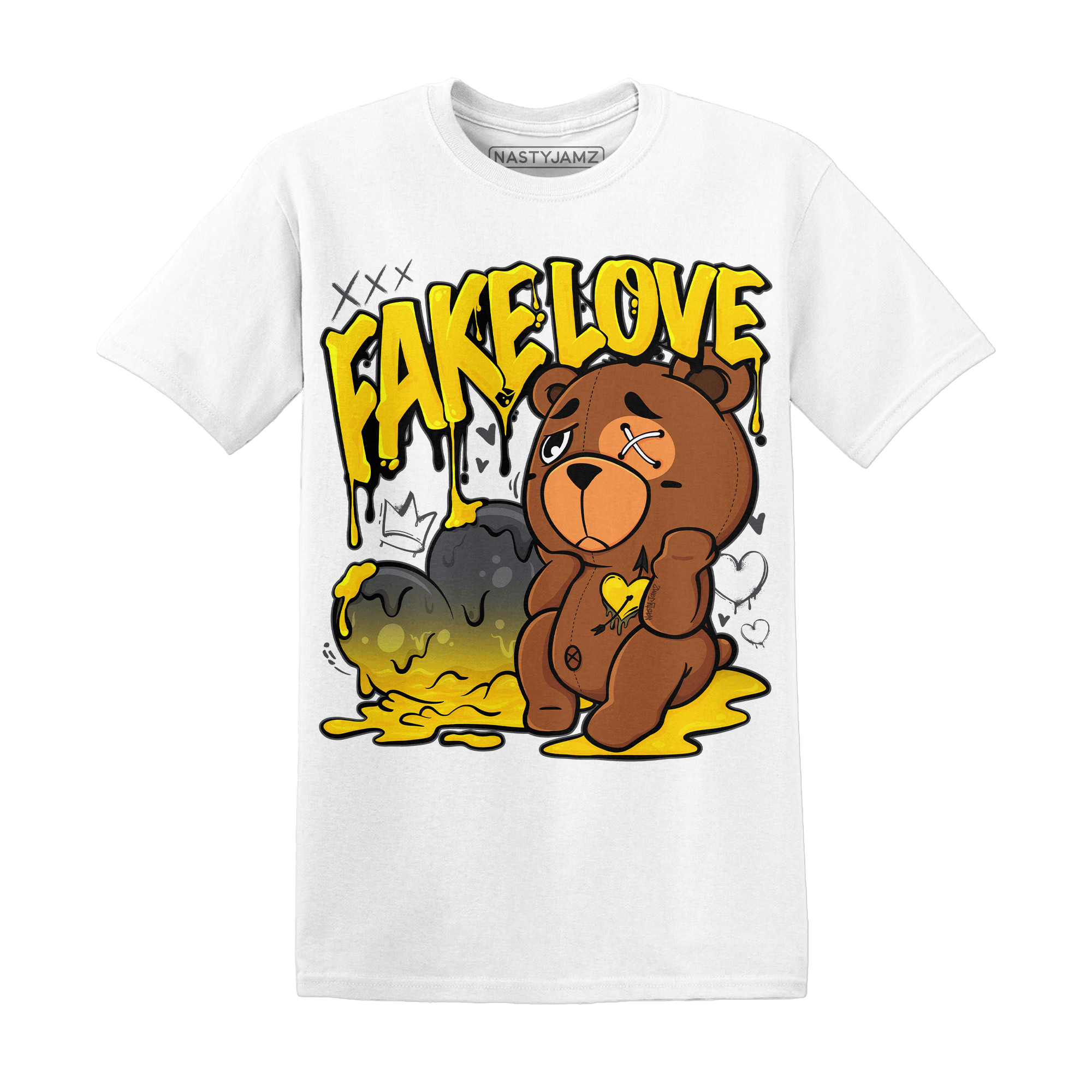 Thunder 4s T Shirt Match Fake Love BER - NastyJamz