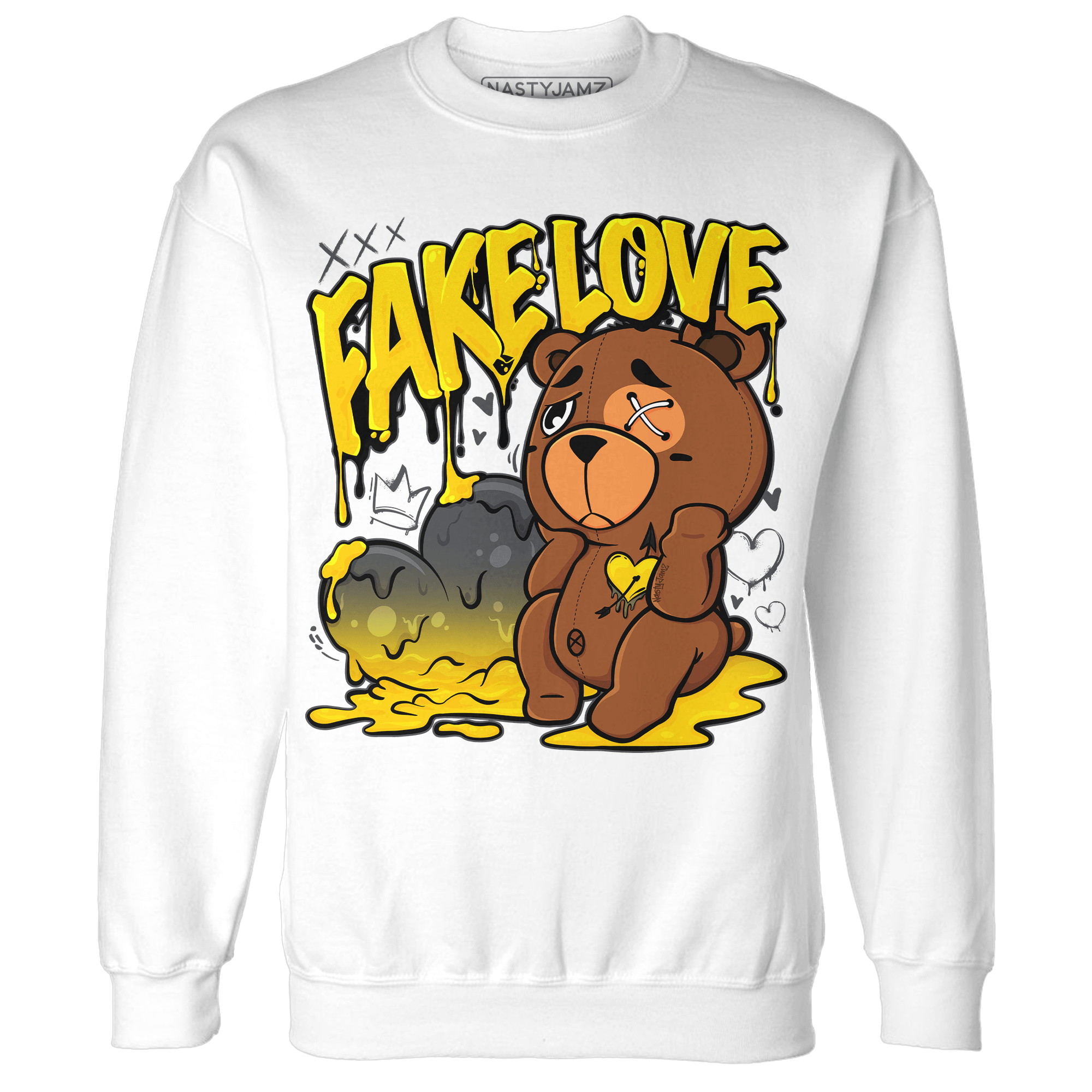 Thunder 4s Sweatshirt Match Fake Love BER - NastyJamz