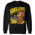 Thunder 4s Sweatshirt Match Fake Love BER - NastyJamz