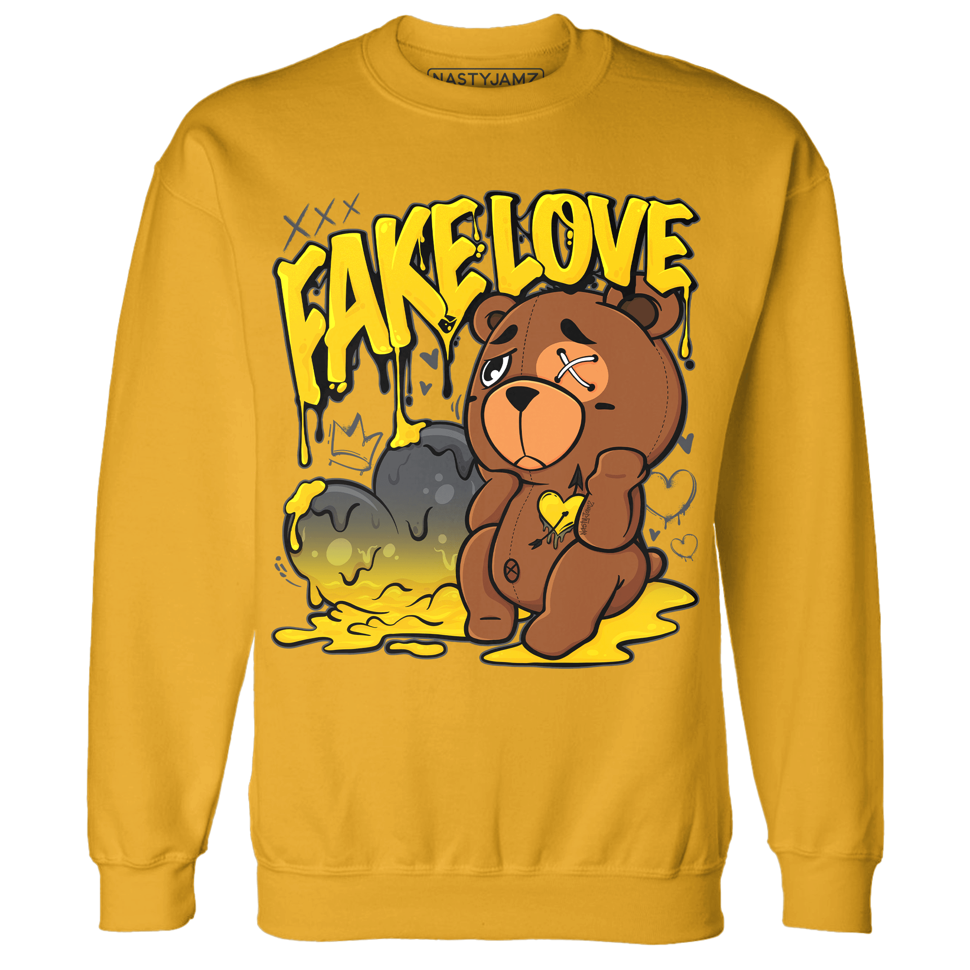 Thunder 4s Sweatshirt Match Fake Love BER - NastyJamz