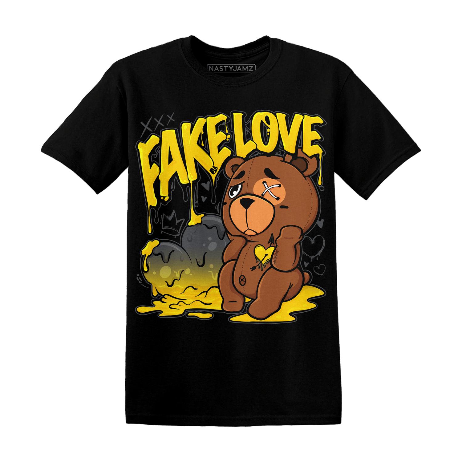 Thunder 4s T Shirt Match Fake Love BER - NastyJamz