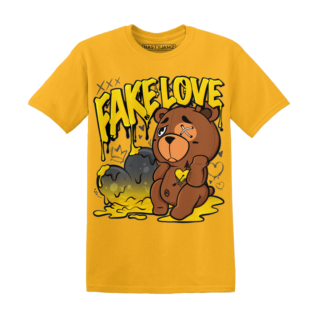 Thunder 4s T Shirt Match Fake Love BER - NastyJamz