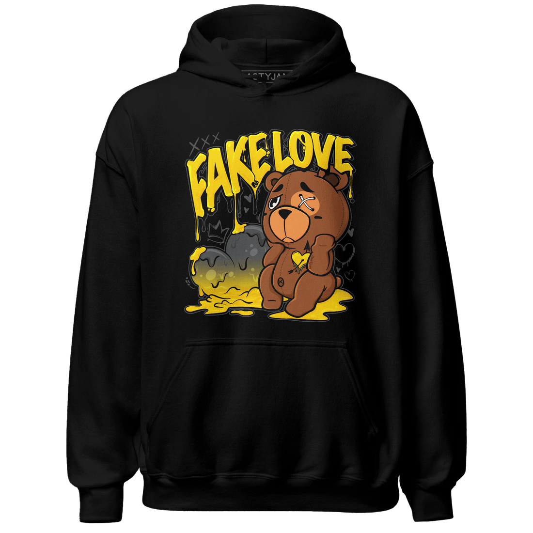 Thunder 4s Hoodie Match Fake Love BER - NastyJamz