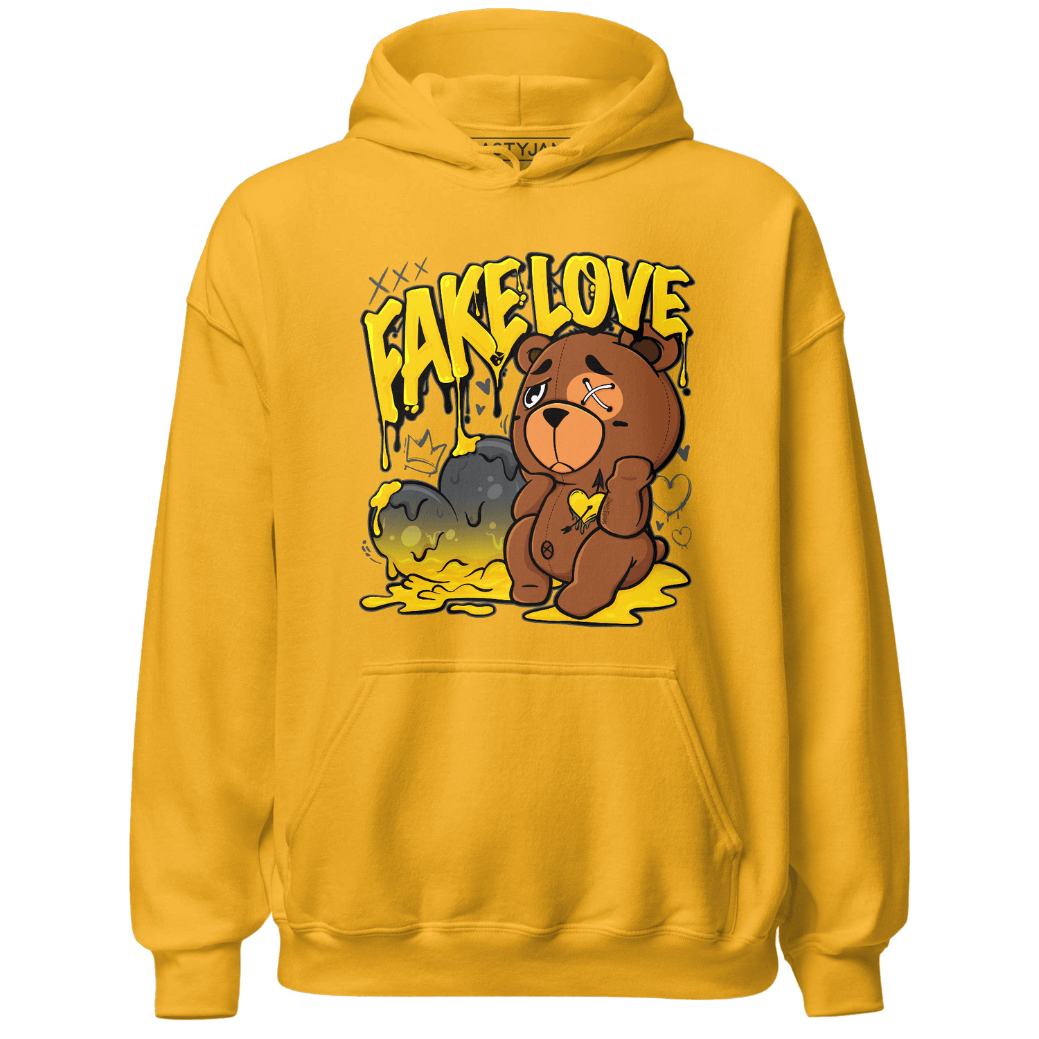 Thunder 4s Hoodie Match Fake Love BER - NastyJamz