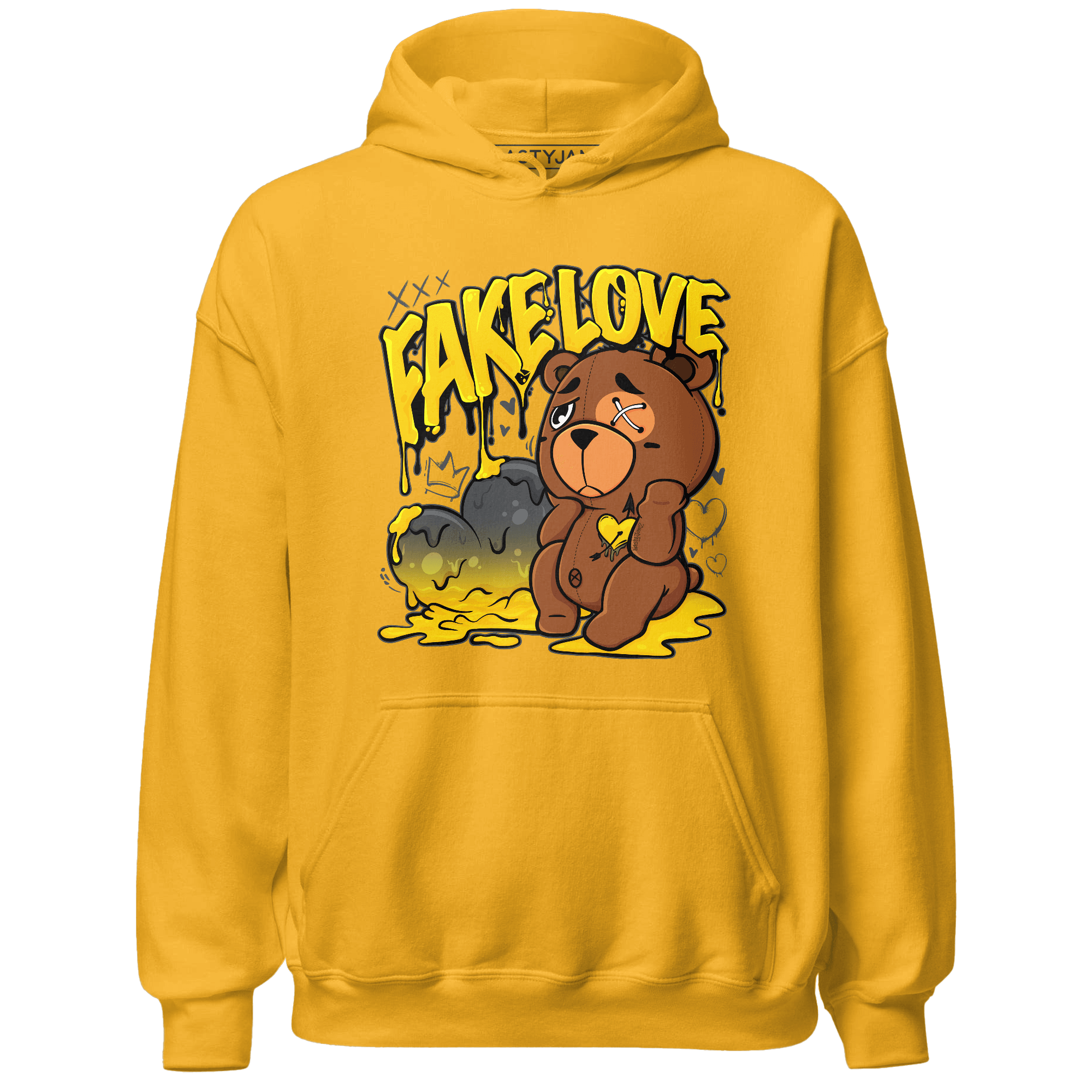 Thunder 4s Hoodie Match Fake Love BER - NastyJamz