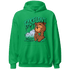 Lucky Green 5s Hoodie Match Fake Love BER - NastyJamz