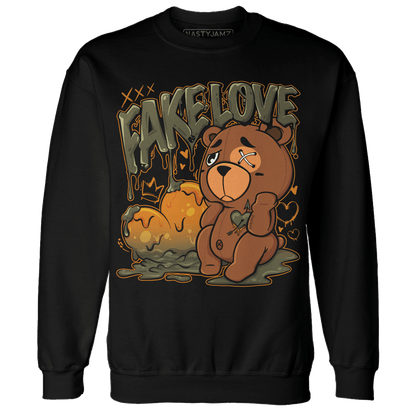 Olive 5s Sweatshirt Match Fake Love BER - NastyJamz