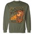 Olive 5s Sweatshirt Match Fake Love BER - NastyJamz