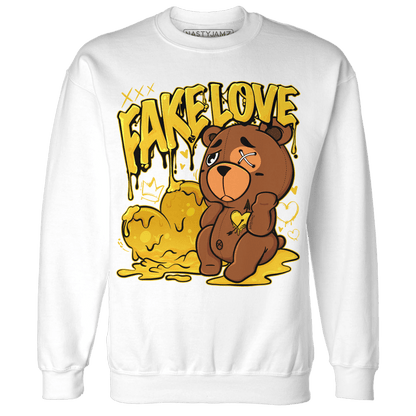 Yellow Ochre 6s Sweatshirt Match Fake Love BER - NastyJamz
