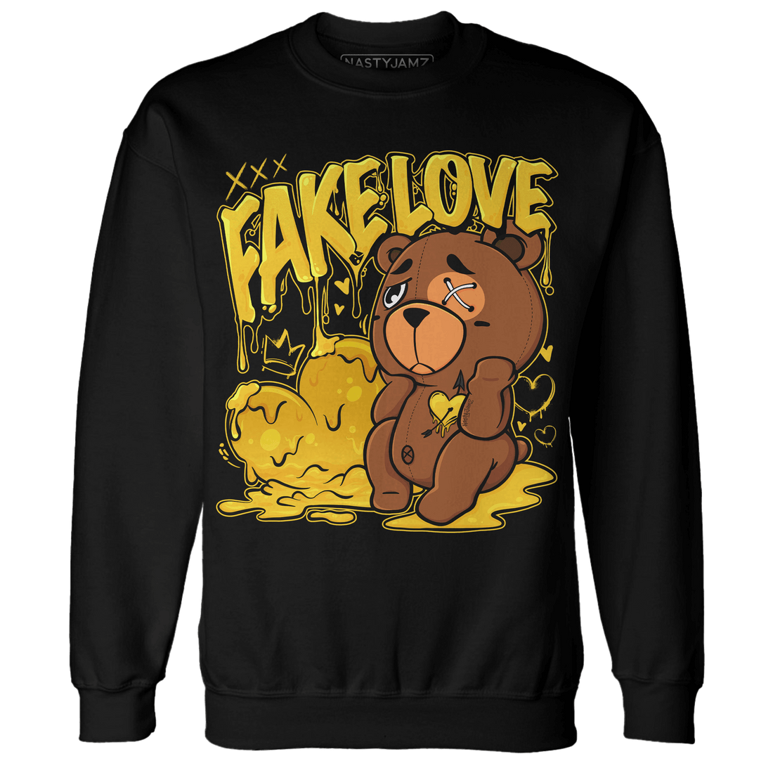 Yellow Ochre 6s Sweatshirt Match Fake Love BER - NastyJamz